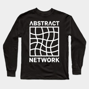 ABSTRACT NETWORK - minimalist art Long Sleeve T-Shirt